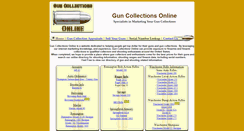 Desktop Screenshot of guncollectionsonline.com