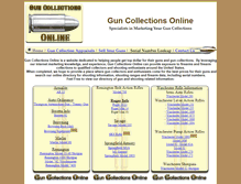 Tablet Screenshot of guncollectionsonline.com